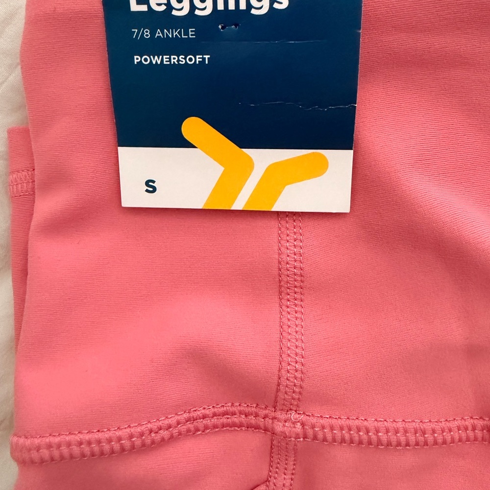 Women’s Pink Powersoft Leggings - Small